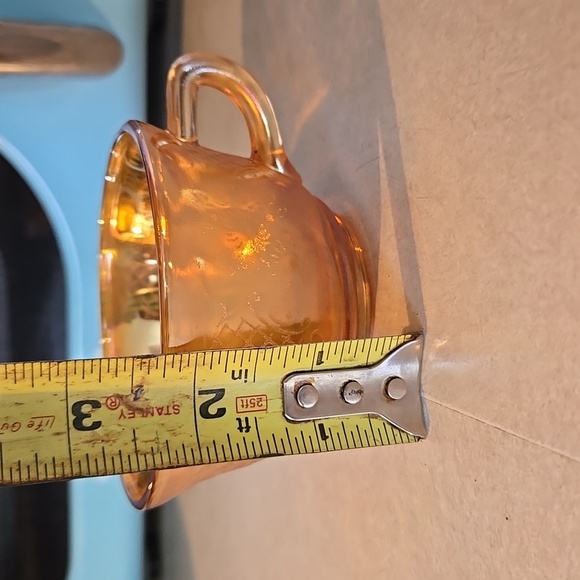 Vintage Federal Glass Compant Teacup In Marigold - Picture 5 of 6